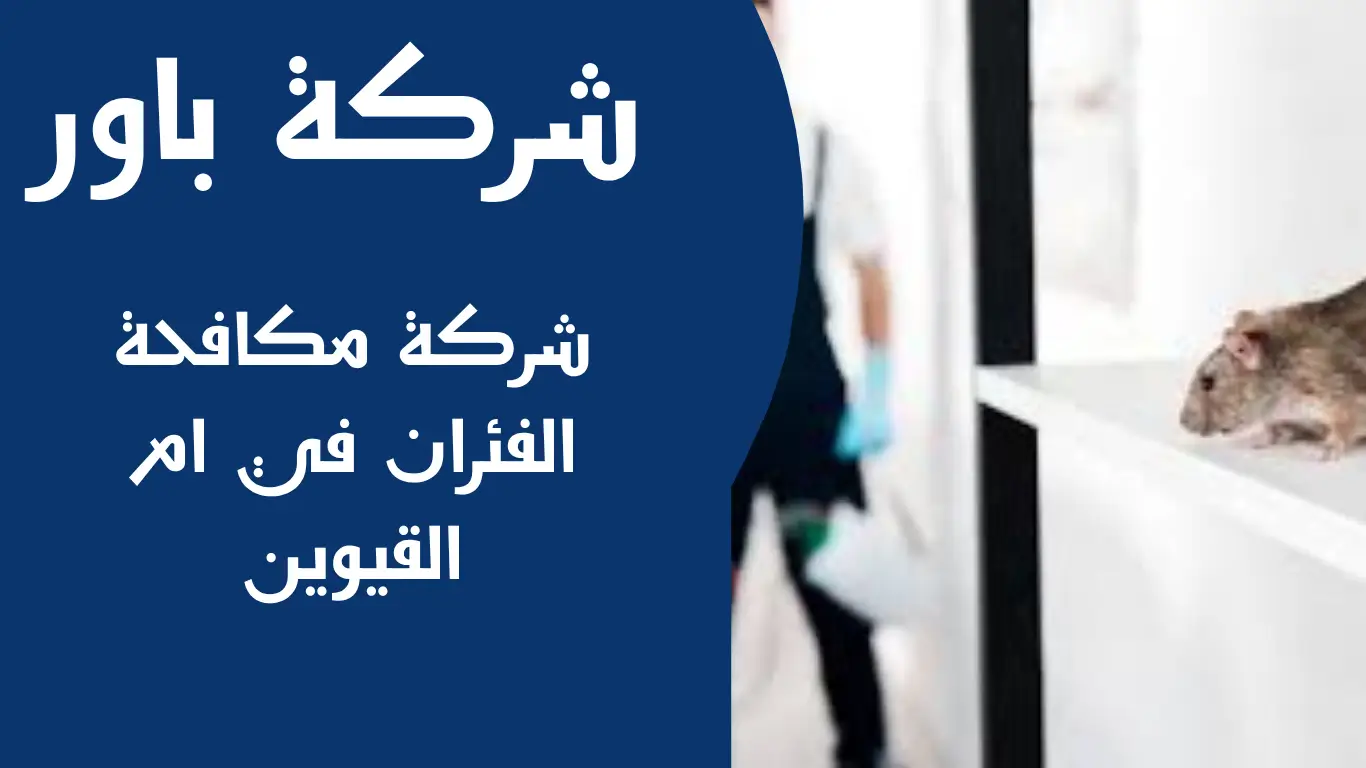 شركة مكافحة الفئران في ام القيوين