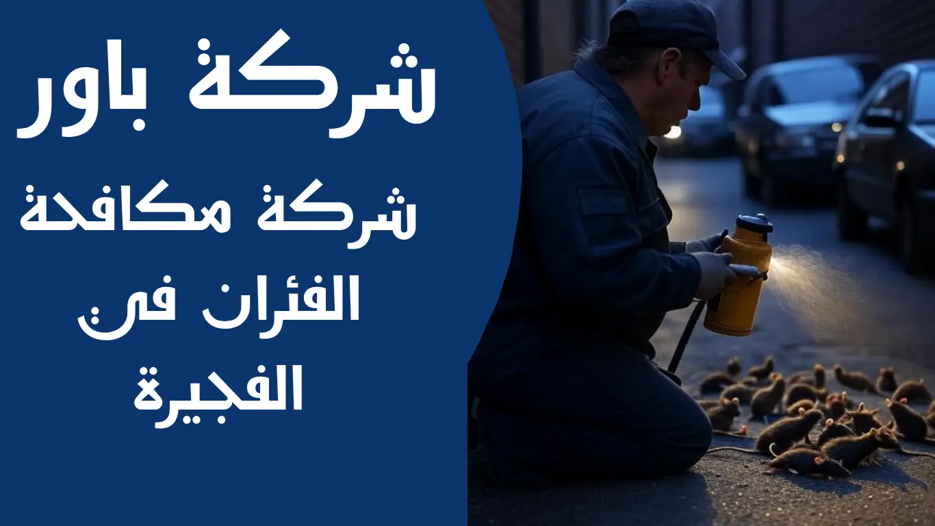 شركة مكافحة الفئران في الفجيرة